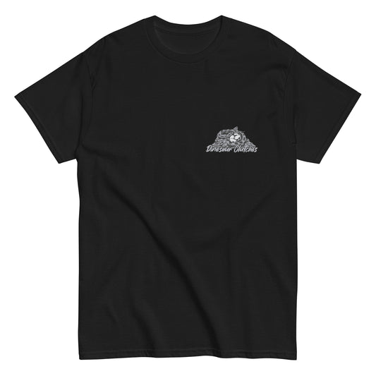Dinosaur Clutches Monochrome Unisex Tee