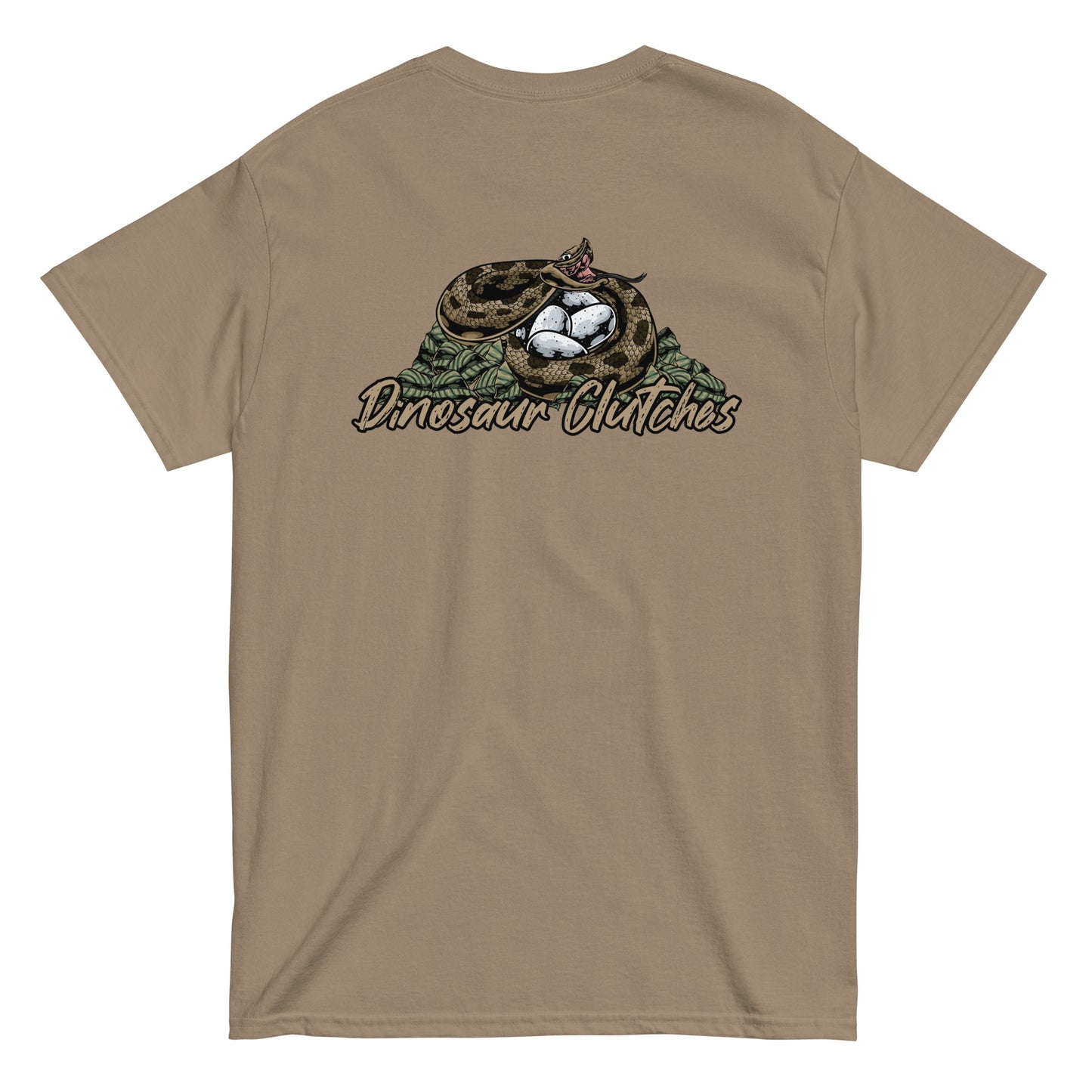Dinosaur Clutches Unisex Tee