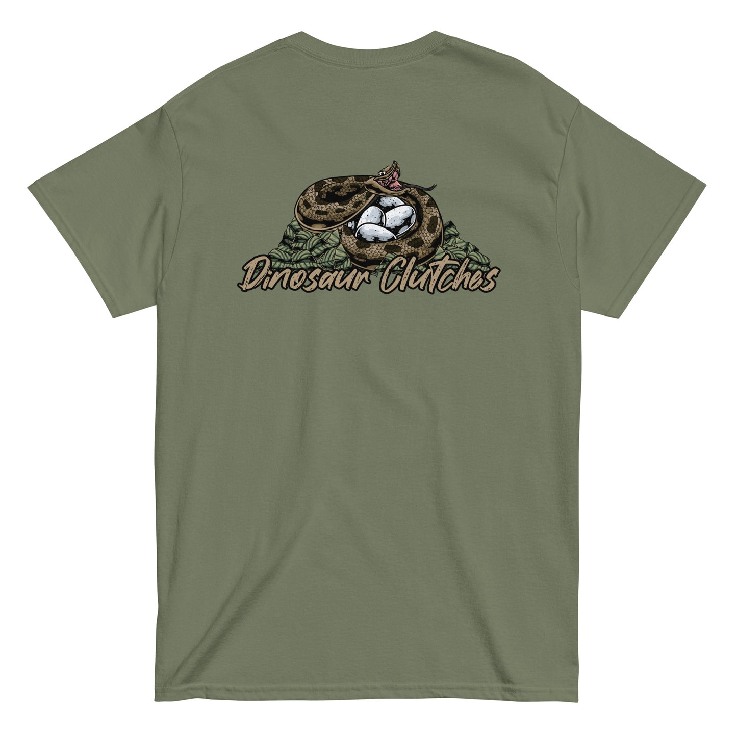 Dinosaur Clutches Unisex Tee