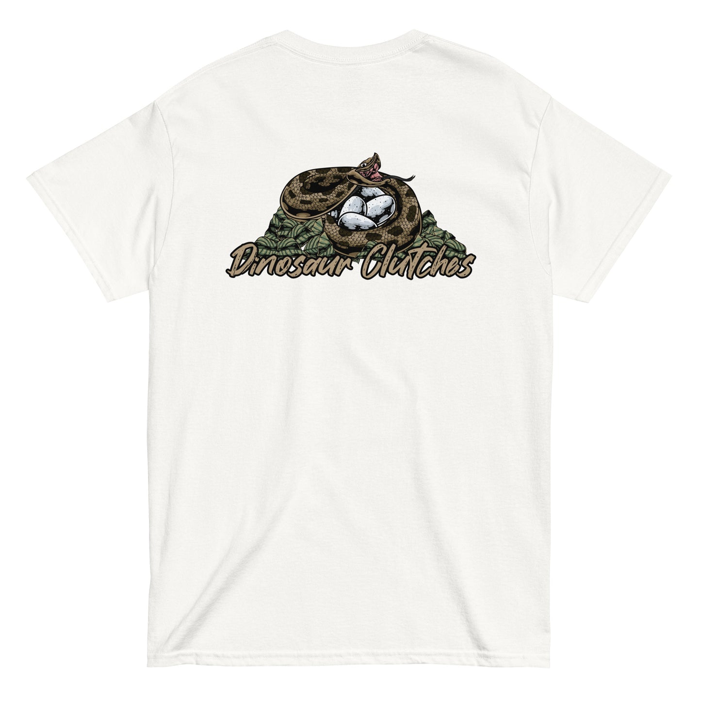 Dinosaur Clutches Unisex Tee
