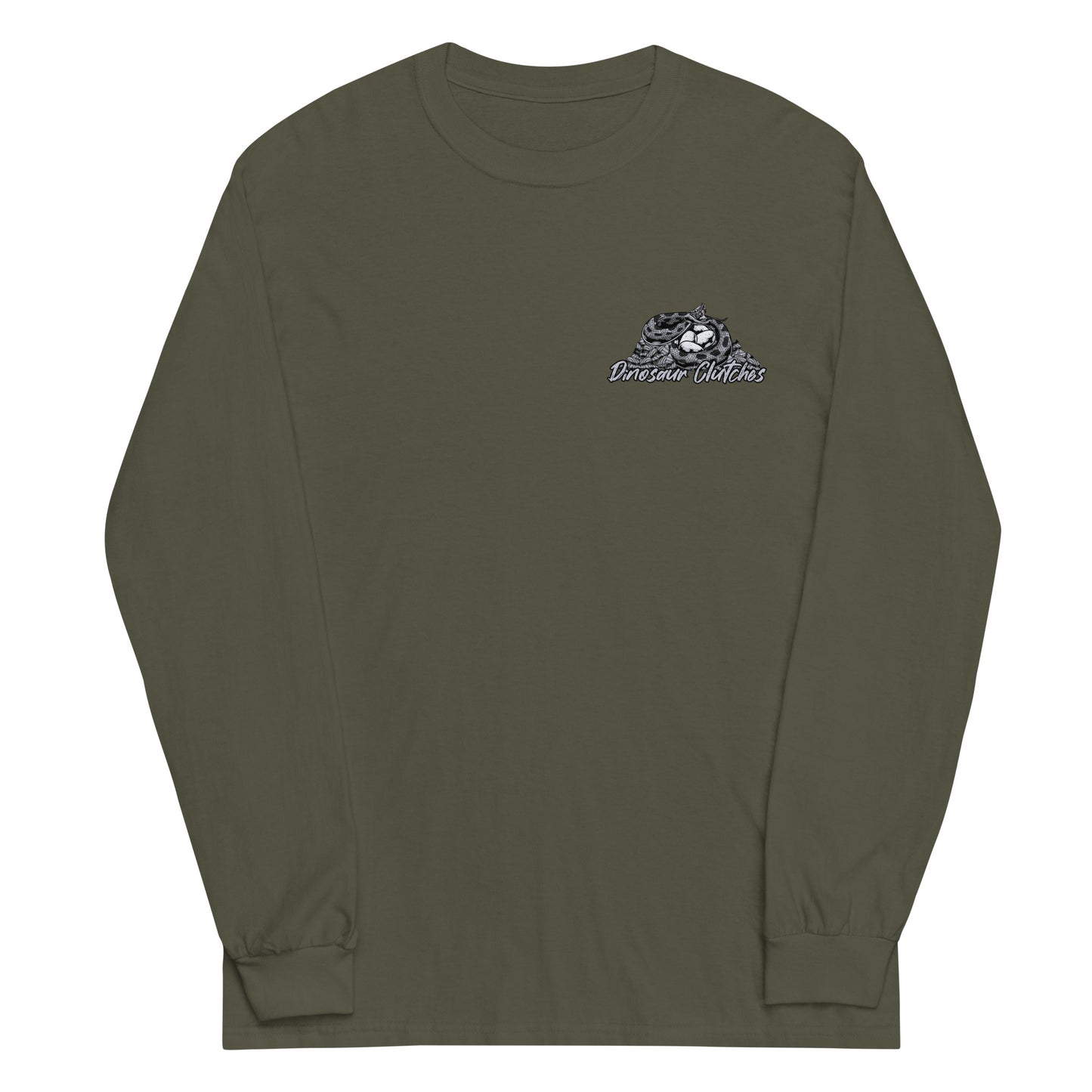 Dinosaur Clutches Monochrome Unisex Long Sleeve
